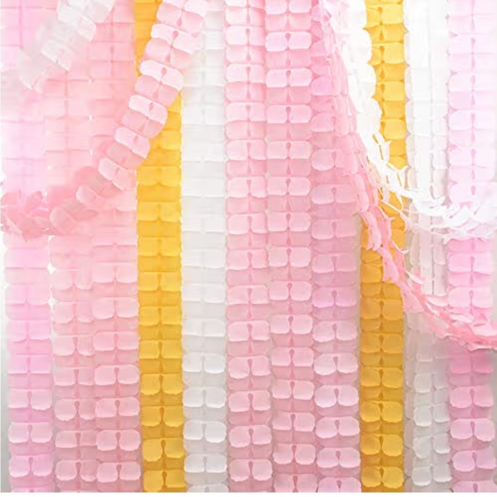 Bunting Banners 3.6 meters 4 leaf paper garland 17 pieces bundle - Picture 4 of 9